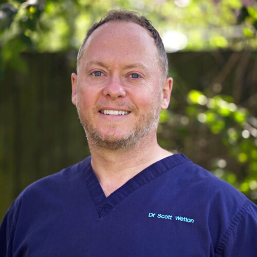 Scott Wetton BDS MFDS RCS(Edin) MFDS RCS(Eng) MSc Dip Imp Dent (UCL) GDC number 77107