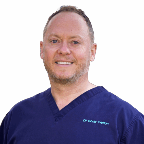 Scott Wetton BDS MFDS RCS(Edin) MFDS RCS(Eng) MSc Dip Imp Dent (UCL) GDC number 77107